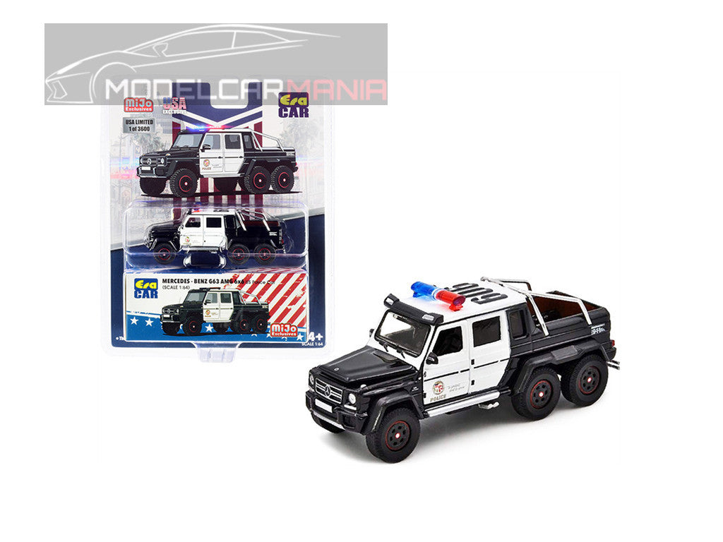 ERA Car 1:64 Mijo Exclusives Mercedes-Benz G63 AMG 6x6 Police Limited ESPMJ003B