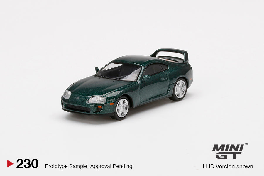 1/64 Mini GT #230 Toyota Supra (Dark Green Pearl Metallic) Limited Edition mgt00230