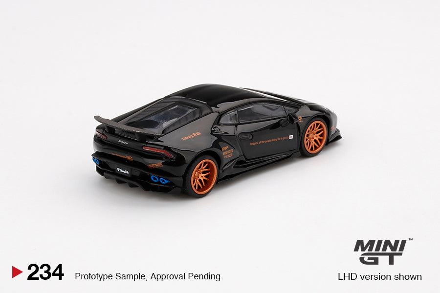 Mini GT 1:64 LB★WORKS Lamborghini Huracán Ver. 1 Black #234 Limited Edition MGT00234