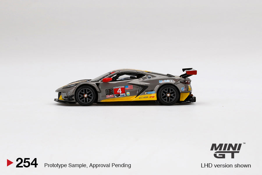 Mini GT 1:64 #254 Chevrolet Corvette C8.R #4 2020 IMSA 24 Hr Daytona (Grey) Limited Edition  MGT00254