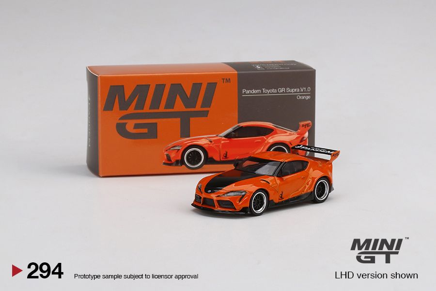 1/64 Mini GT #294 Mijo Exclusive World Wide Pandem Toyota GR Supra V1.0 Limited Edition mgt00294