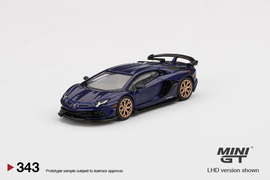 1/64 Mini GT #343 Lamborghini Aventador SVJ Viola Aletheia Limited Edition mgt00343