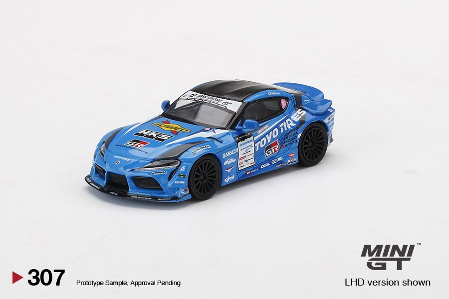 1/64 Mini GT #307 Japan Exclusive D1 GP HKS Toyota GR Supra #77 Fat Five Racing 2020 Limited Edition mgt00307