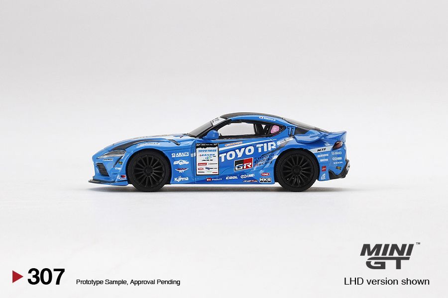 1/64 Mini GT #307 Japan Exclusive D1 GP HKS Toyota GR Supra #77 Fat Five Racing 2020 Limited Edition mgt00307