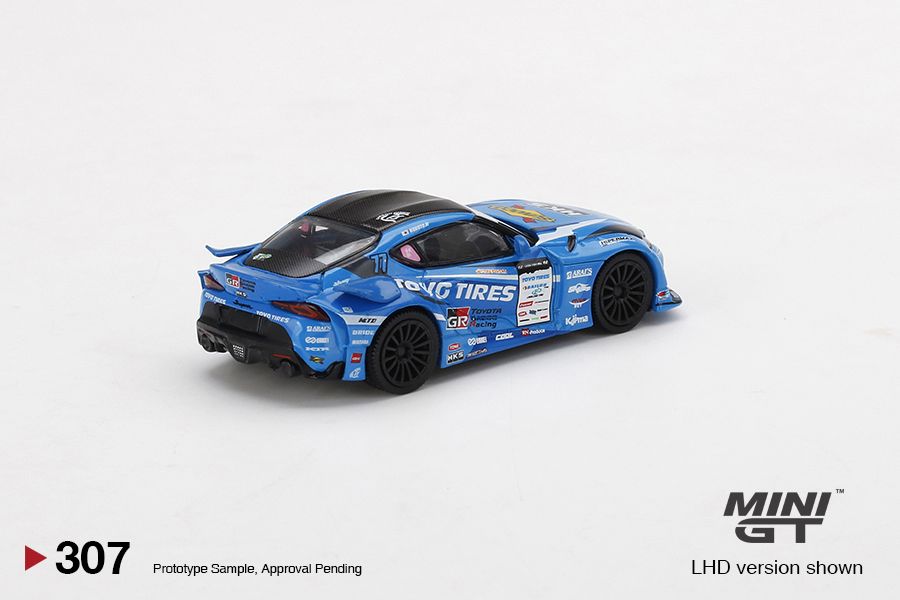 1/64 Mini GT #307 Japan Exclusive D1 GP HKS Toyota GR Supra #77 Fat Five Racing 2020 Limited Edition mgt00307