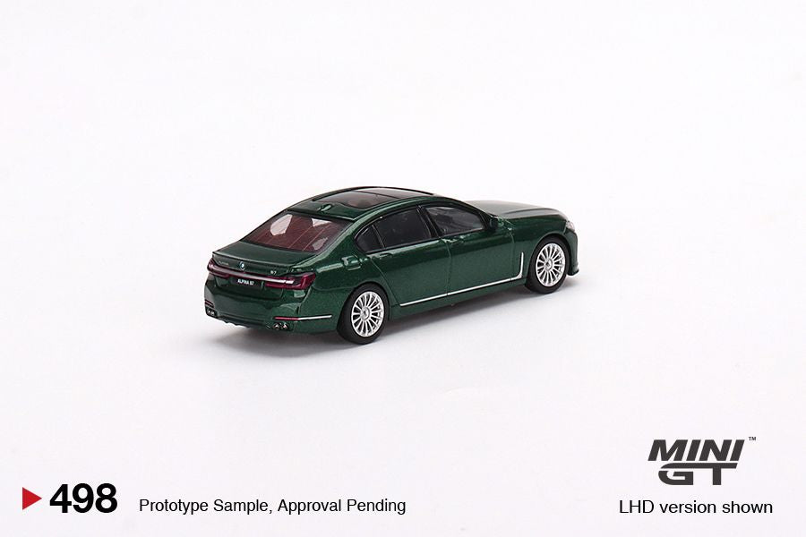 1/64 Mini GT #498 BMW Alpina B7 xDrive (Alpina Green Metallic) Limited Edition mgt00498