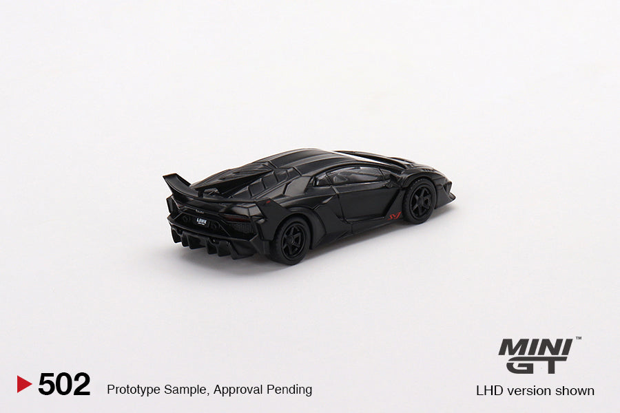 Mini GT 1:64 Lamborghini LB-Silhouette WORKS Aventador GT EVO (Matte Black) #502 Limited Edition  MGT00502