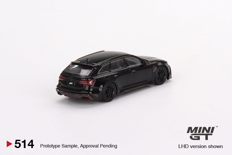 Mini GT 1:64 ABT Audi RS6 Johann Abt Signature Edition Black #514 Limited Edition MGT00514