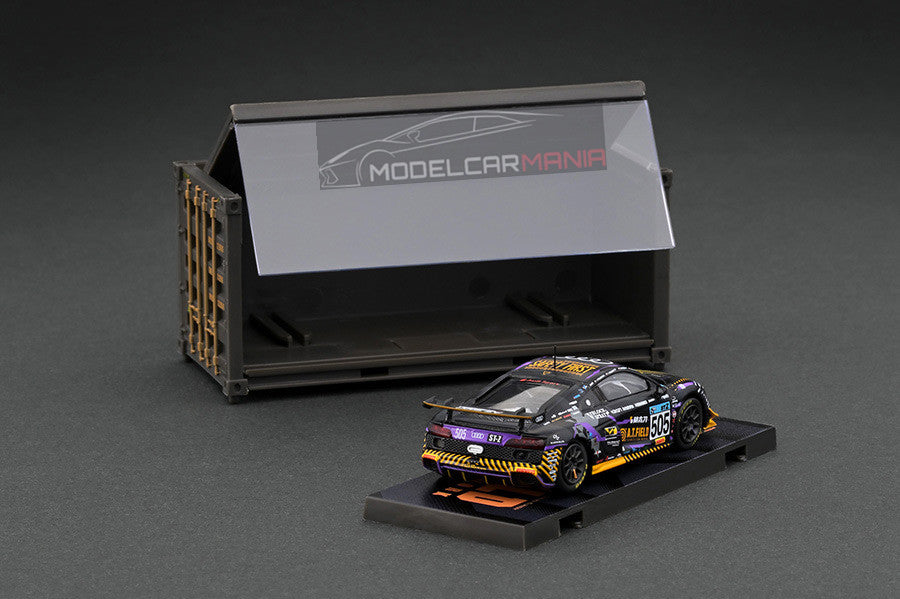 1:64 Tarmac Works Audi R8 LMS GT4 Super Taikyu STZ 2020 With Cont1:64 Tarmac Works Audi R8 LMS GT4 Super Taikyu STZ 2020 With Container EVA Limited Edition T64-070-EVA20