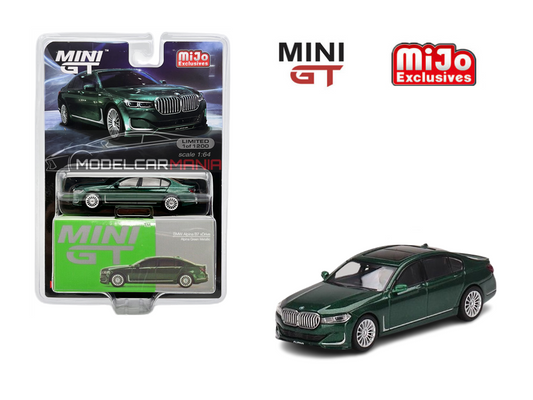 1/64 Mini GT #498 BMW Alpina B7 xDrive (Alpina Green Metallic) Limited Edition mgt00498