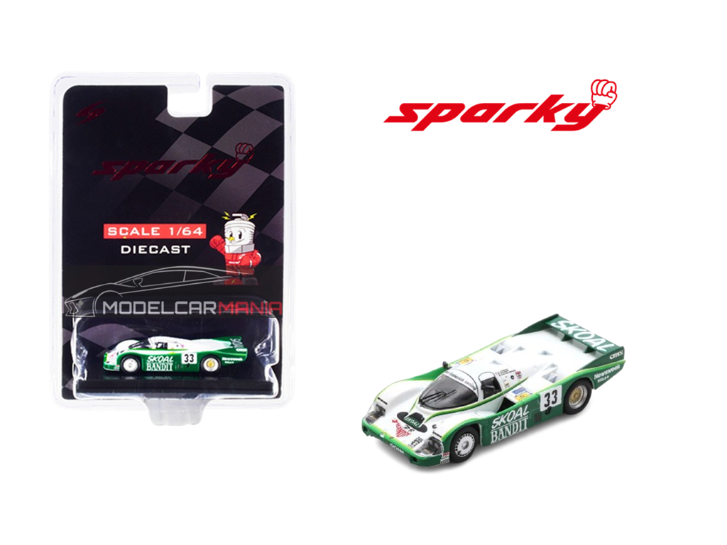 1:64 Spark Model Porsche 956 No.33 3rd 24H Le Mans 1984 D. Hobbs - P. Streiff - S. van der Merwe  Y178B