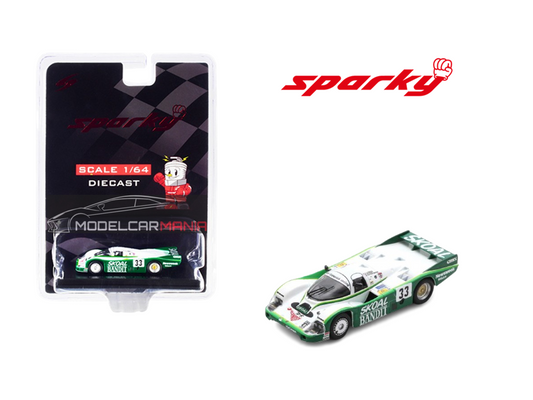 1:64 Spark Model Porsche 956 No.33 3rd 24H Le Mans 1984 D. Hobbs - P. Streiff - S. van der Merwe  Y178B