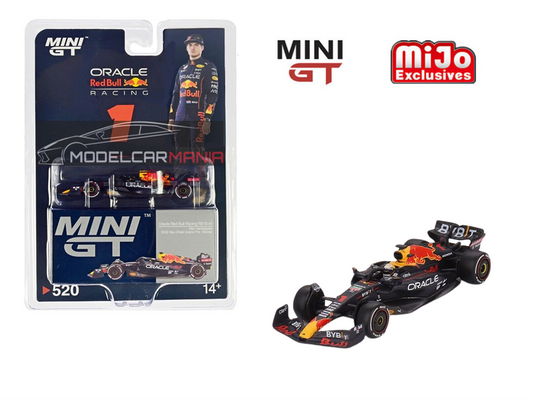 1/64 Mini GT #520 F1 Oracle Red Bull Racing RB18 #1 Max Verstappen 2022 Abu Dhabi Grand Prix Winner Limited Edition mgt00520