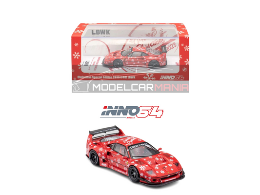 INNO64 1:64 LBWK F40 X'MAS 2023 Specia Edition IN64-LBWKF40-XMAS23