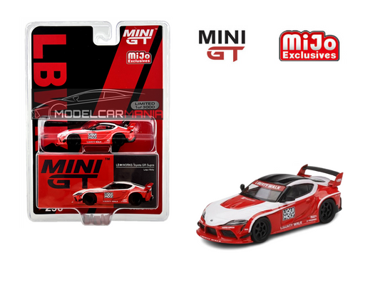 1/64 Mini GT #290 LB★WORKS Toyota GR Supra Liqui Moly Limited Edition mgt00290