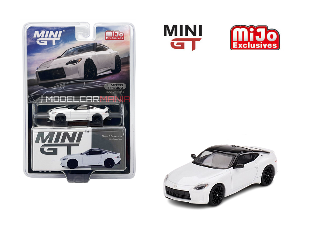 Mini GT 1/64 #599 Nissan Z Performance 2023 – Everest White Limited Edition mgt00599