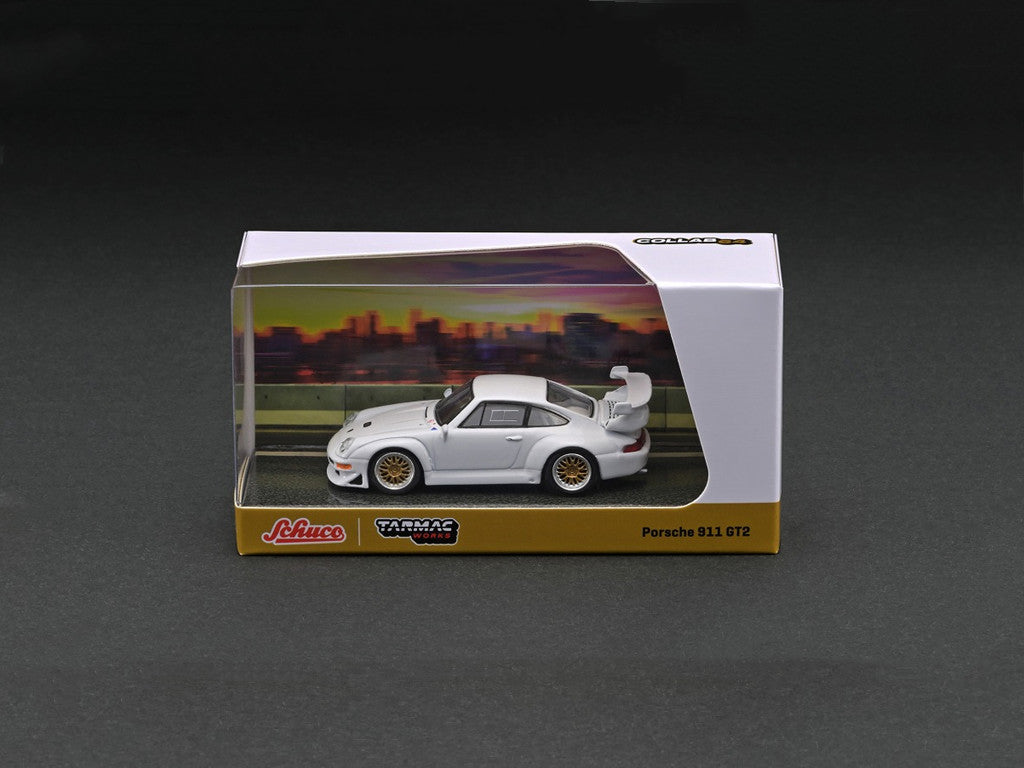 1:64 Tarmac Works Porsche 911 GT2 (White) Limited Edition  T64S-004-WH