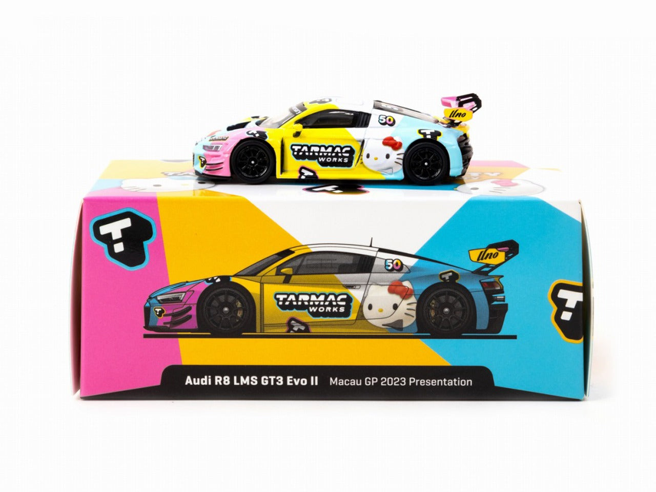 1:64 Tarmac Works Audi R8 LMS GT3 Evo II Macau GP 2023 Presentation - Macau GP 2023 Special Edition T64-043-23MGP