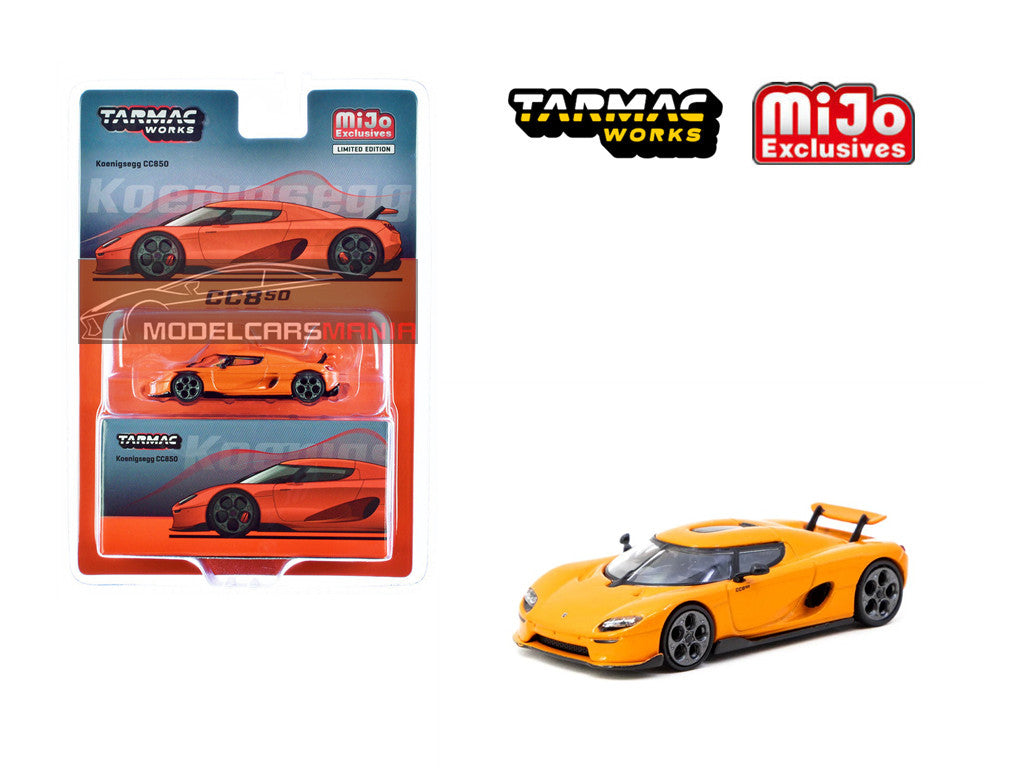 1:64 Tarmac Works Koenigsegg CC850 – Orange Special Edition T64G-TL051-OR