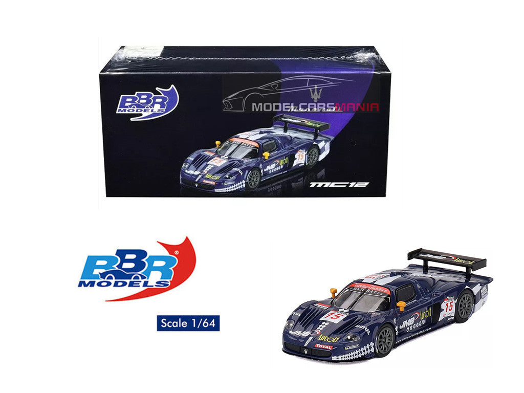 1/64 BBR Models Maserati MC12 Competizione #15 JMB Racing 2008 FIA 24Hr of Spa BBRDIE6424