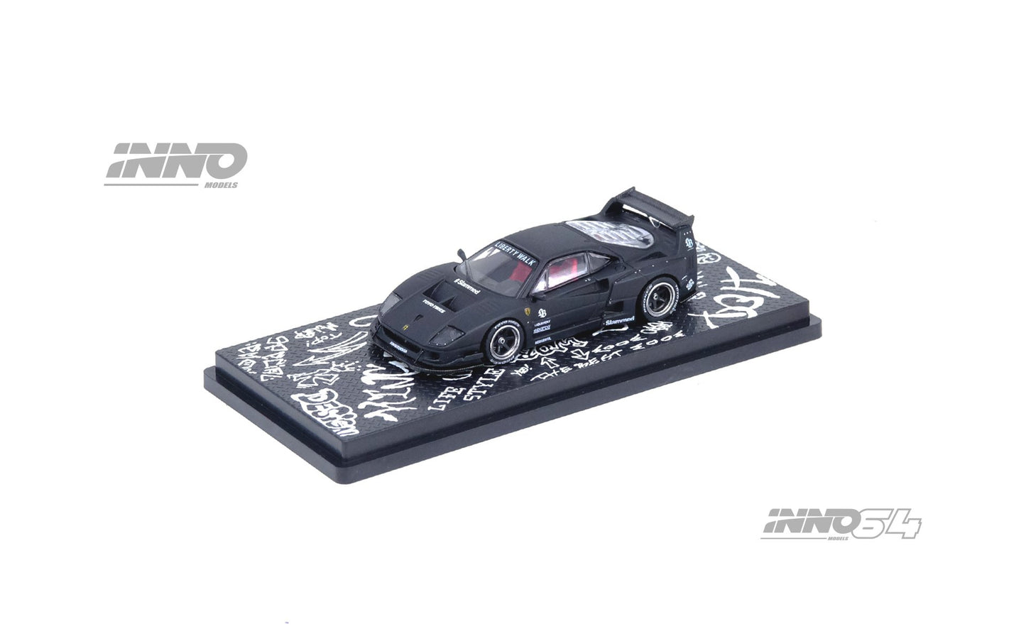 INNO64 1:64 LBWK F40 HK Toycar Salon 2023 Special EdItion IN64-LBWKF40-HKTS23