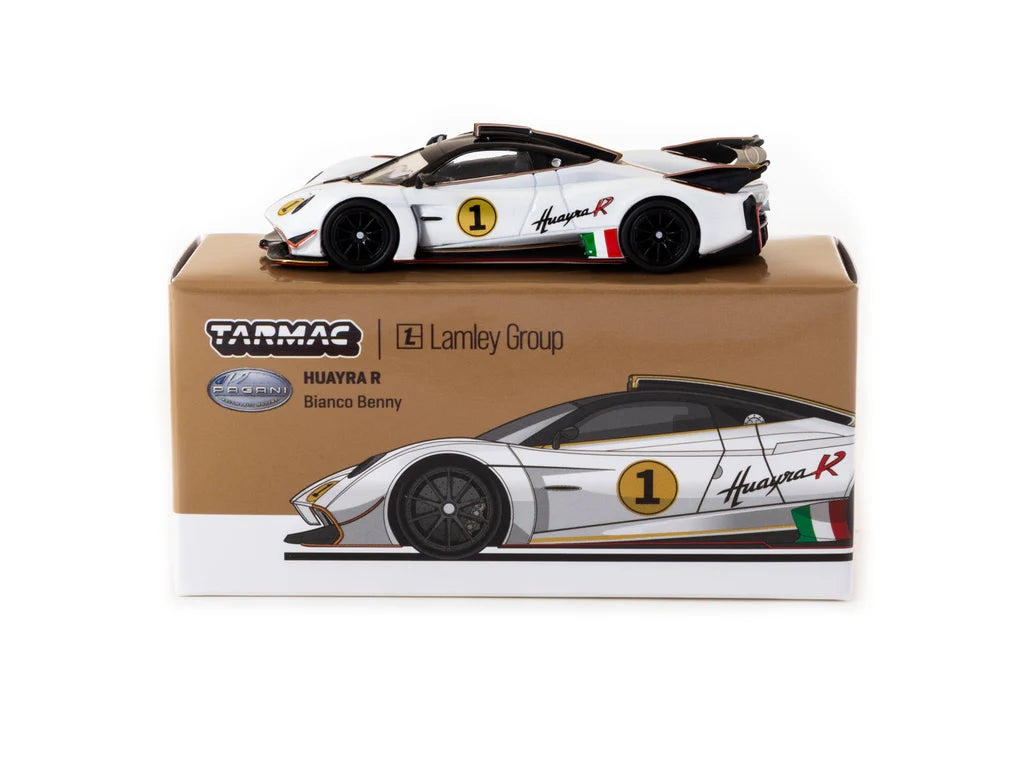 1:64 Tarmac Works Pagani Huayra R – Bianco Benny Special Edition T64G-TL035-WH