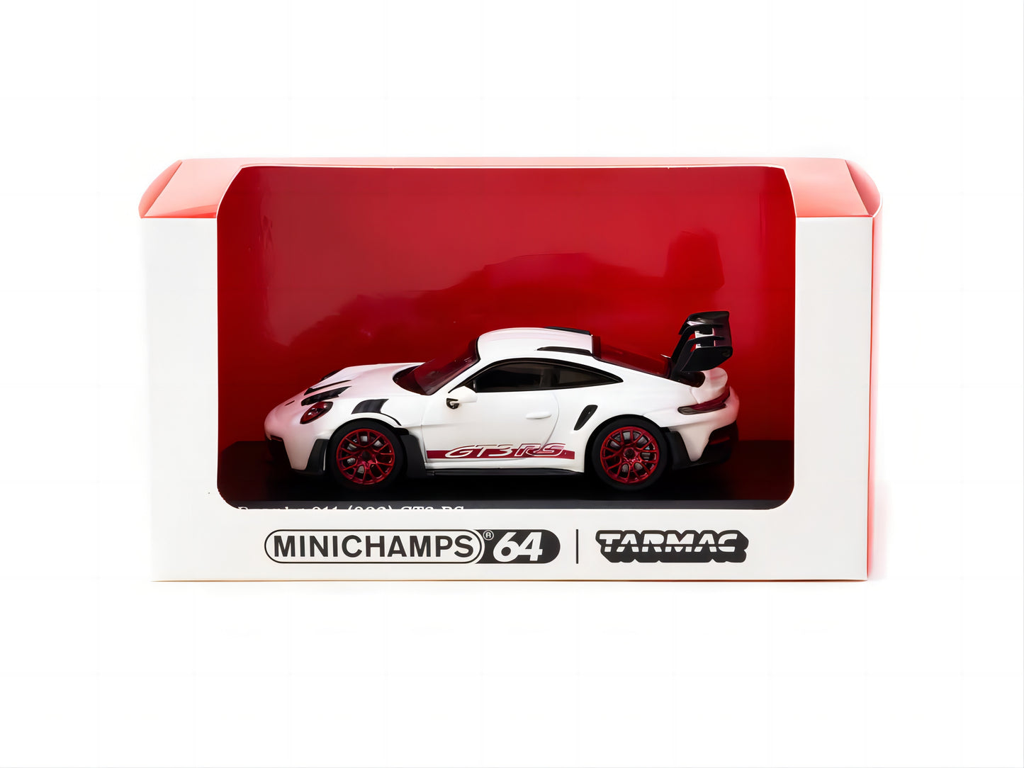 1:64 Tarmac Works x Minichamps  Porsche 911 (992) GT3 RS White  Limited to 999 pcs  T64MC-005-WR