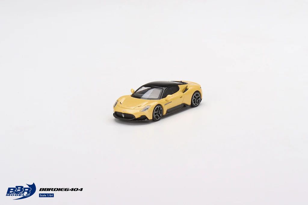 1/64 BBR Models Maserati MC20 Giallo Genio BBRDIE6404