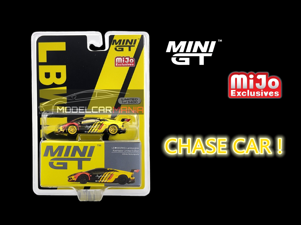 【CHASE】1:64 Mini GT #329 LB★WORKS Lamborghini Aventador Infinite Motorsports Chase Limited Edition mgt00329