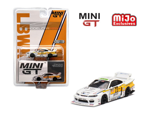 Mini GT 1:64 LB-Super Silhouette Nissan S15 SILVIA #23 2021 Formula Drift Japan #434 Limited Edition  mgt00434