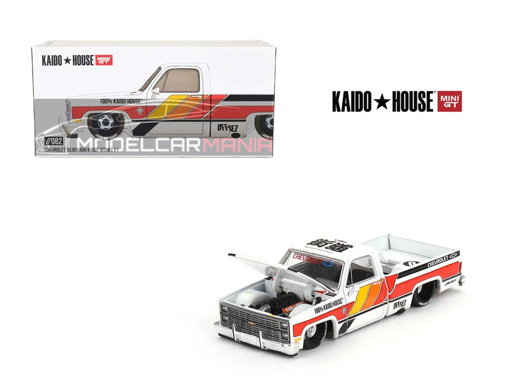 1/64 Kaido House x Mini GT Chevrolet Silverado Kaido Works V1 Limited Edition KHMG082