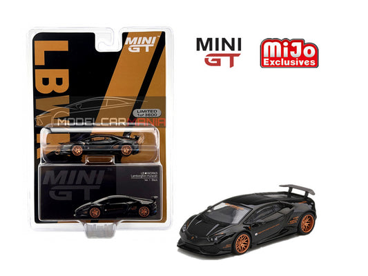 Mini GT 1:64 LB★WORKS Lamborghini Huracán Ver. 1 Black #234 Limited Edition MGT00234