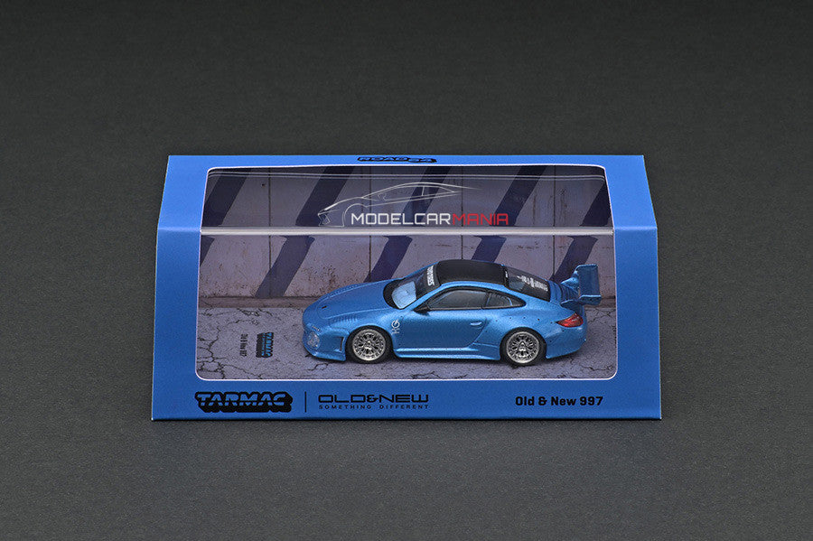 1:64 Tarmac Works Old & New 997 Blue Metallic Limited Edition T64-TL053-BLM