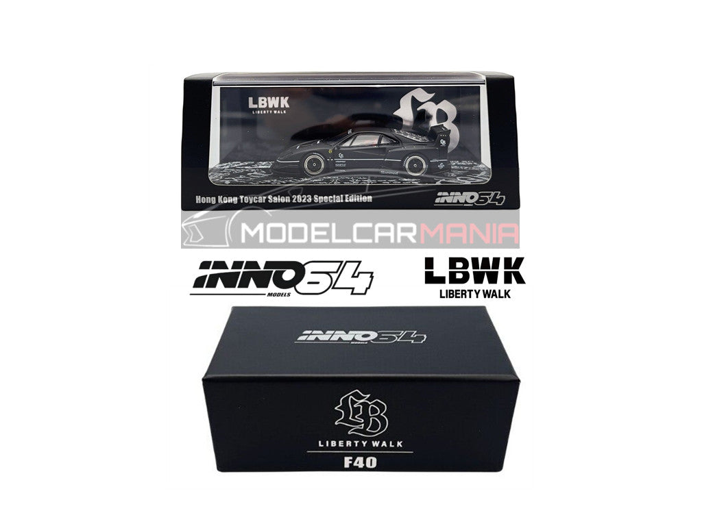 INNO64 1:64 LBWK F40 HK Toycar Salon 2023 Special EdItion IN64-LBWKF40-HKTS23