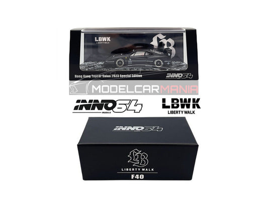 INNO64 1:64 LBWK F40 HK Toycar Salon 2023 Special EdItion IN64-LBWKF40-HKTS23