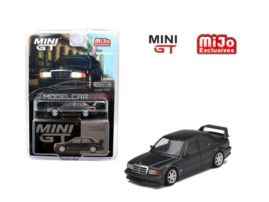 Mini GT 1:64 Mercedes-Benz 190E 2.5-16 Evolution II Black #164 Limited Edition MGT00164