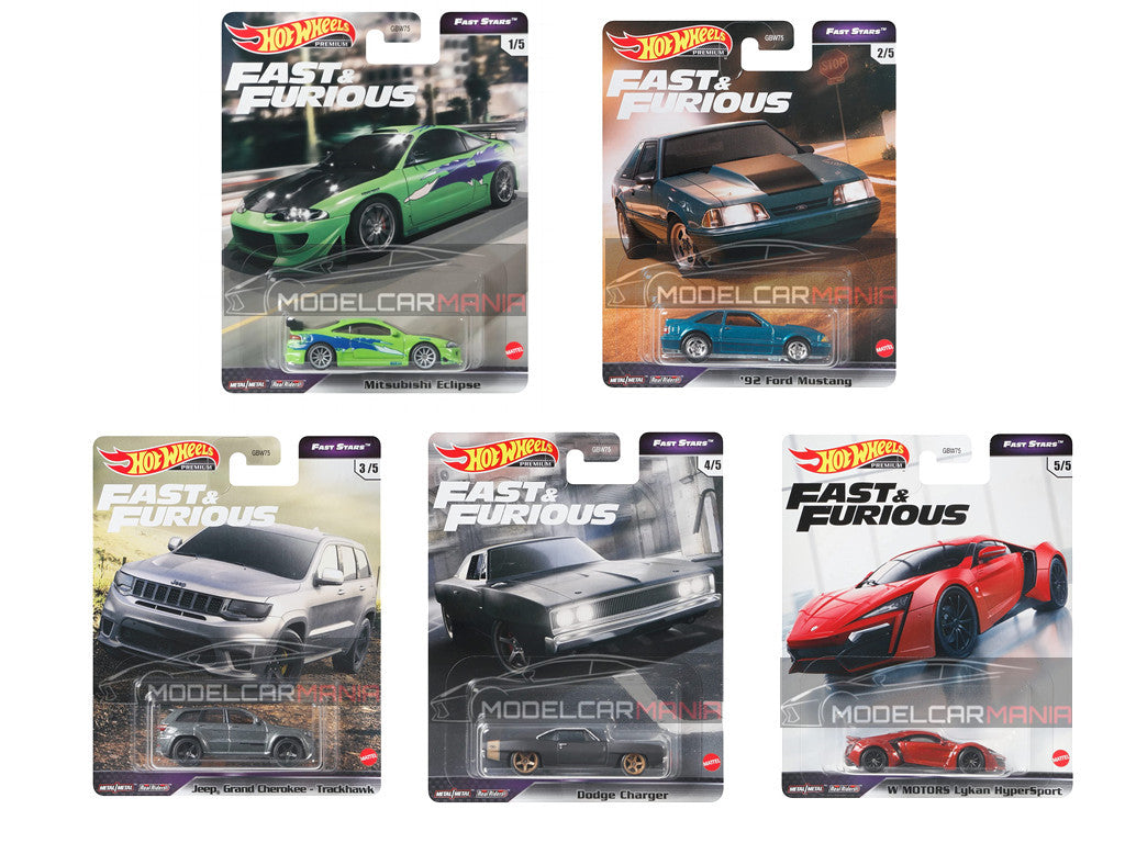 1:64 Hot Wheels Fast & Furious 2021 Fast Stars L  GBW75-956L