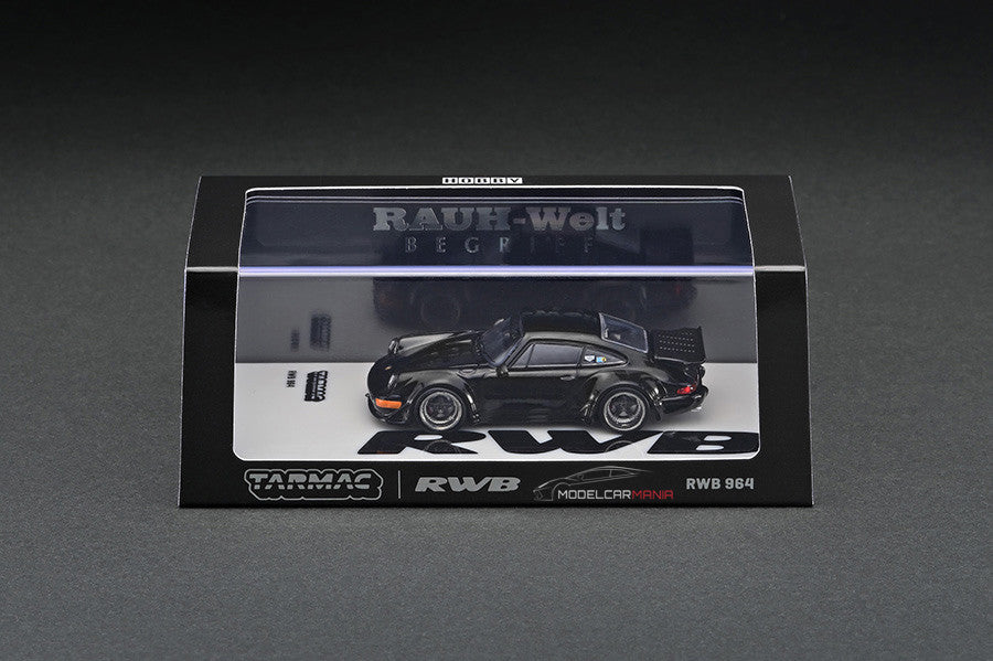 1:64 Tarmac Works RWB 964 “RAUH-Welt BEGRIFF”  Black Limited Edition T64-037-TW7