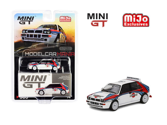 1/64 Mini GT #300 Lancia Delta HF Integrale Evoluzione Martini Racing Limited Edition mgt00300