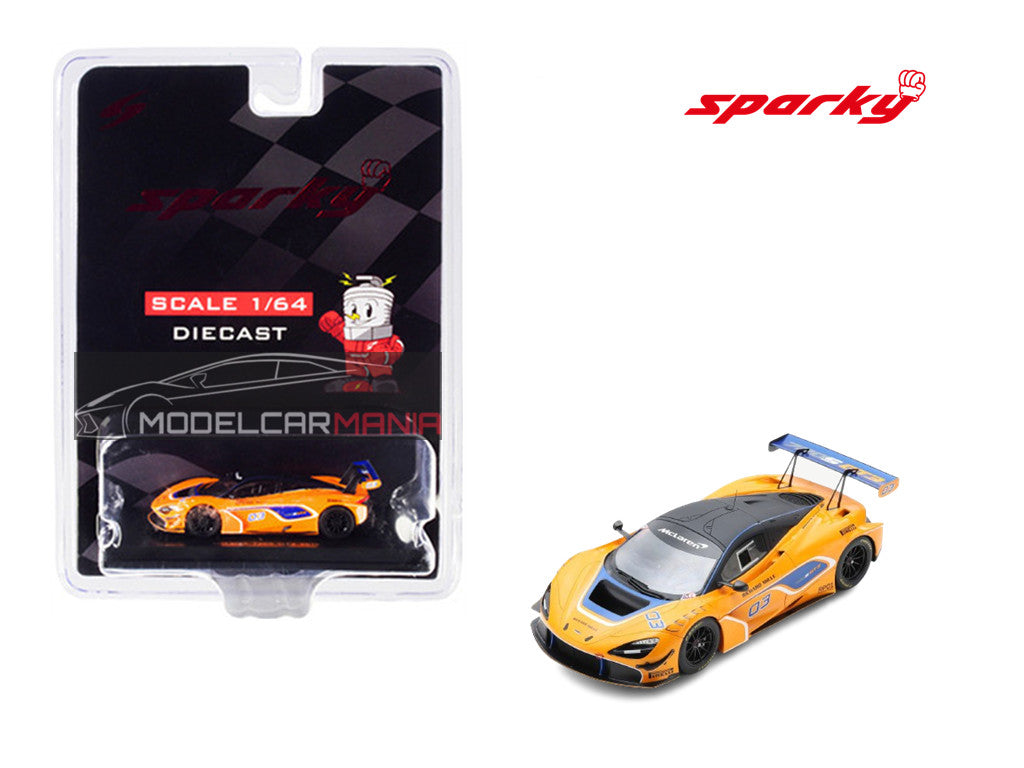 1:64 Spark Model McLaren 720S GT3 2019 orange Limited Edition Y184B