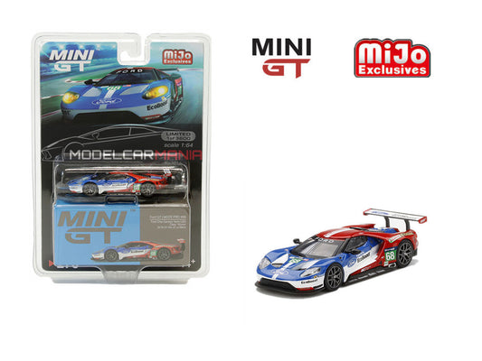 1/64 Mini GT #278 Ford GT LMGTE PRO #68 2016 24hr Le Mans Class Winner Ford Chip Ganassi Team USA Limited Edition mgt00278