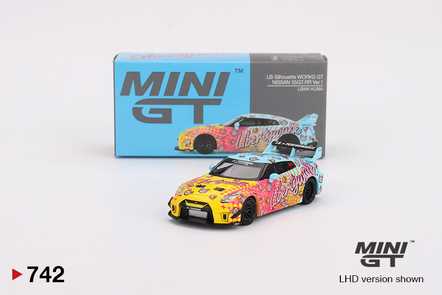 1/64 Mini GT #742 LB-Silhouette WORKS GT NISSAN 35GT-RR Ver.1 LBWK KUMA Limited Edition mgt00742