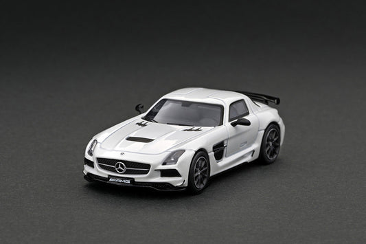 Tarmac Works 1:64 Mercedes-Benz SLS AMG Coupé Black Series White  Lamley Special Edition T64G-027-WH