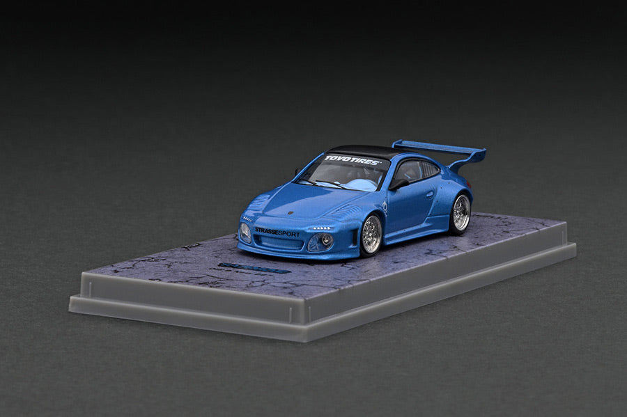 1:64 Tarmac Works Old & New 997 Blue Metallic Limited Edition T64-TL053-BLM