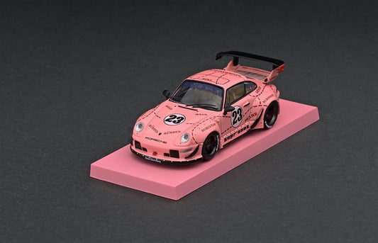 Tarmac Works 1:64 Porsche 993 RWB Sopranos #23 (Pink) with Container T64-017-SO