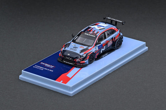 1:64 Tarmac Works Hyundai i30 N TCR WTCR 2019 (Light Purple) with Decal Stickers #1 & #5 T64-031-19WTCR01