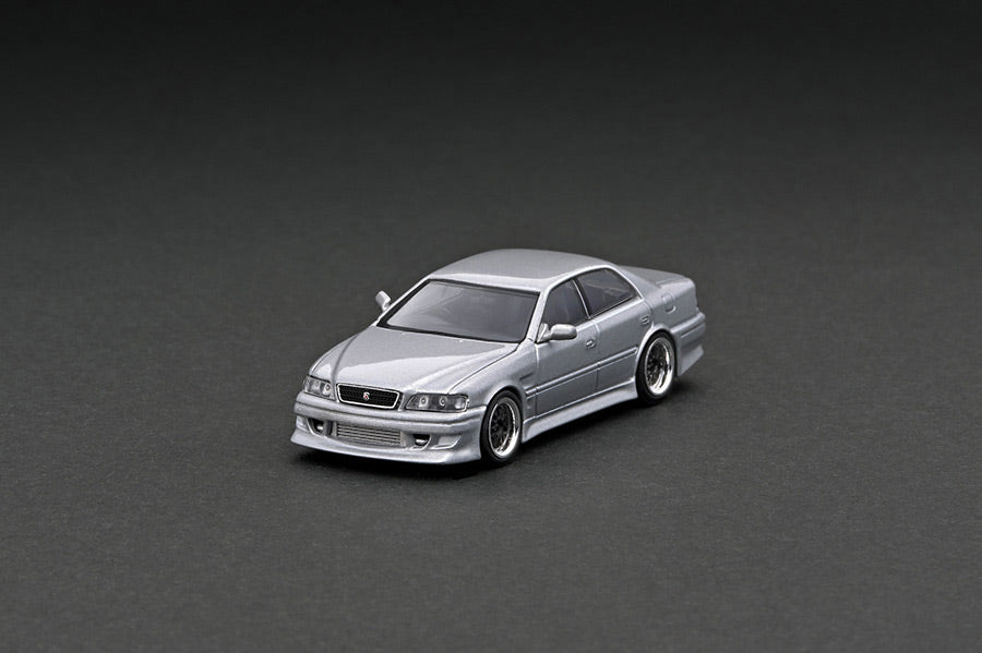 1:64 Tarmac Works VERTEX Toyota Chaser JZX100 Silver Metallic 2022 HK Toycar Salon Special Edition  T64G-007-SL