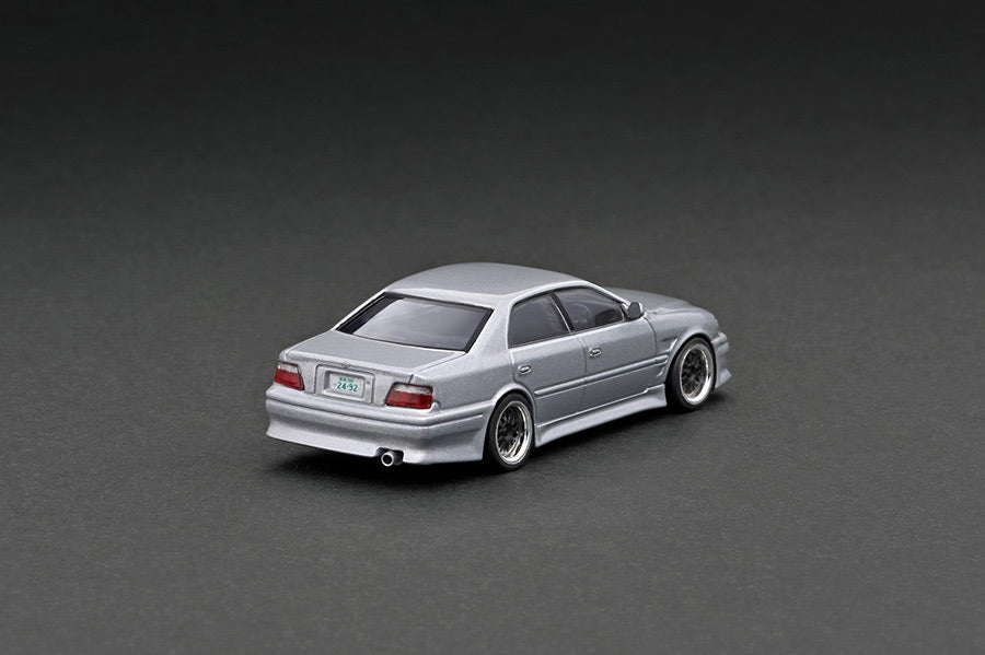 1:64 Tarmac Works VERTEX Toyota Chaser JZX100 Silver Metallic 2022 HK Toycar Salon Special Edition  T64G-007-SL