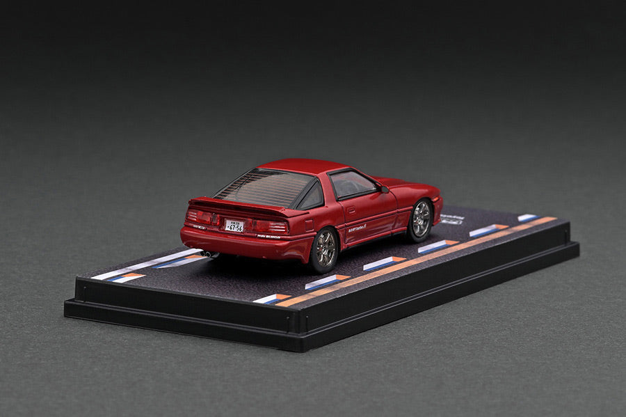 1:64 Tarmac Works Toyota Supra MA70 Red Limited Edition T64R-064-RED