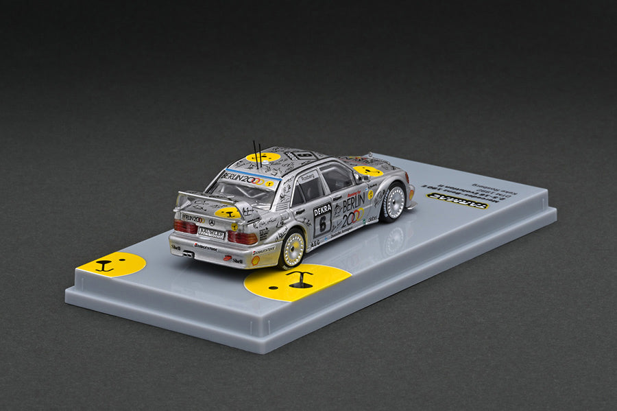 1:64 Tarmac Works Mercedes Benz 190E 2.5-16 EVO II DTM 1992 Keke Rosberg #6 Limited Edition T64-024-92DTM06